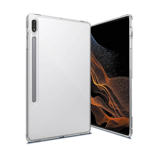 Galaxy Tab S8 Kılıf Zore Tablet Süper Silikon Kapak Renksiz