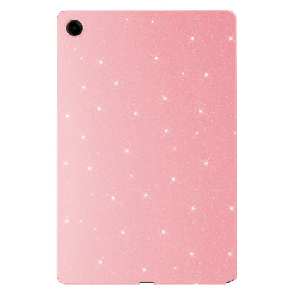 Galaxy Tab S8 Simli Parlak Görünümlü Zore Tablet Koton Kılıf Pembe Koyu