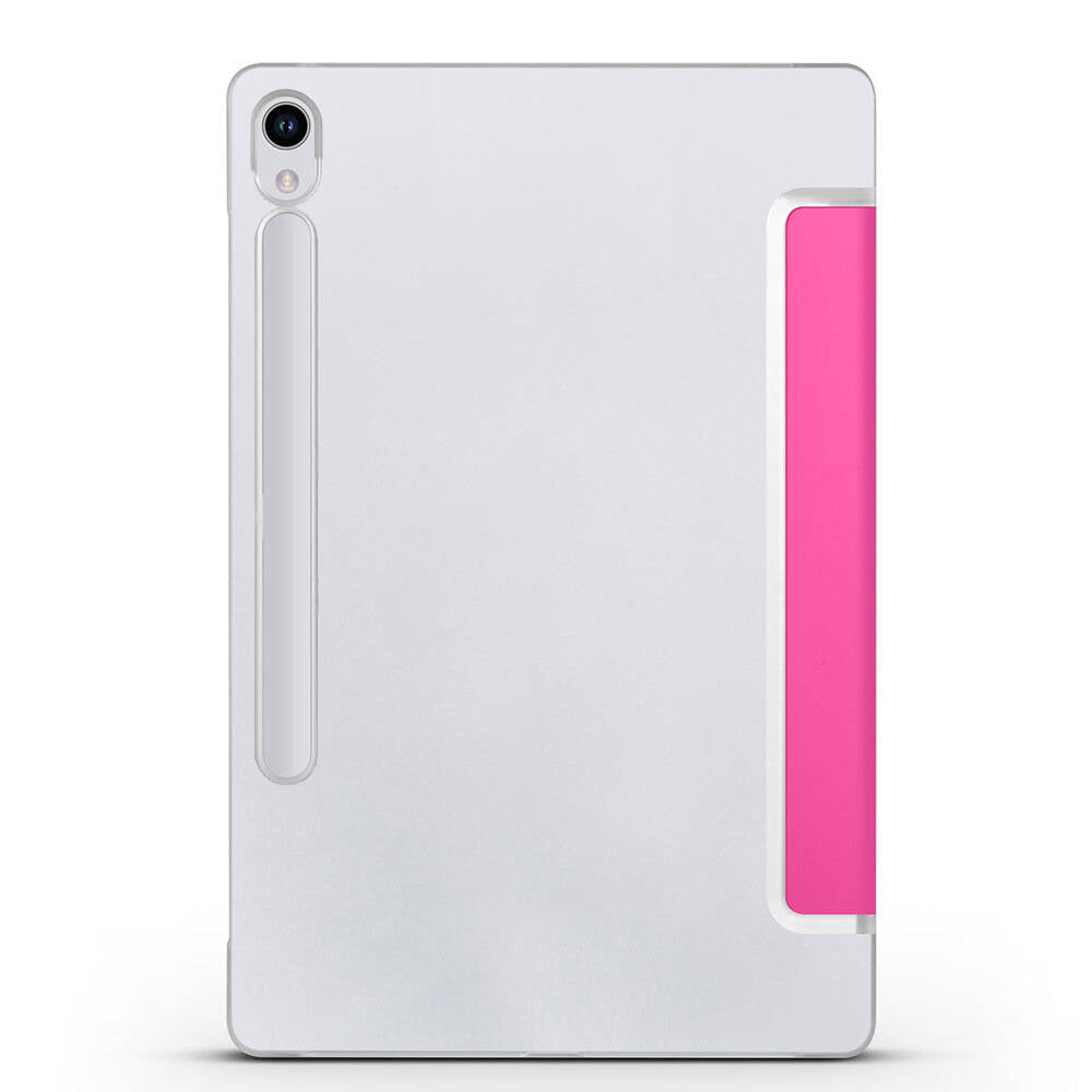 Galaxy Tab S9 Zore Smart Cover Standlı 1-1 Kılıf Rose Gold