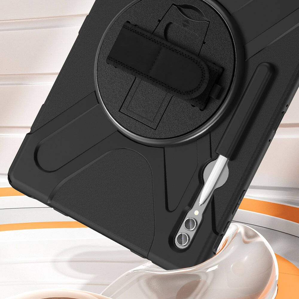 Galaxy Tab S8 Ultra Zore Defender Tablet Silikon Siyah