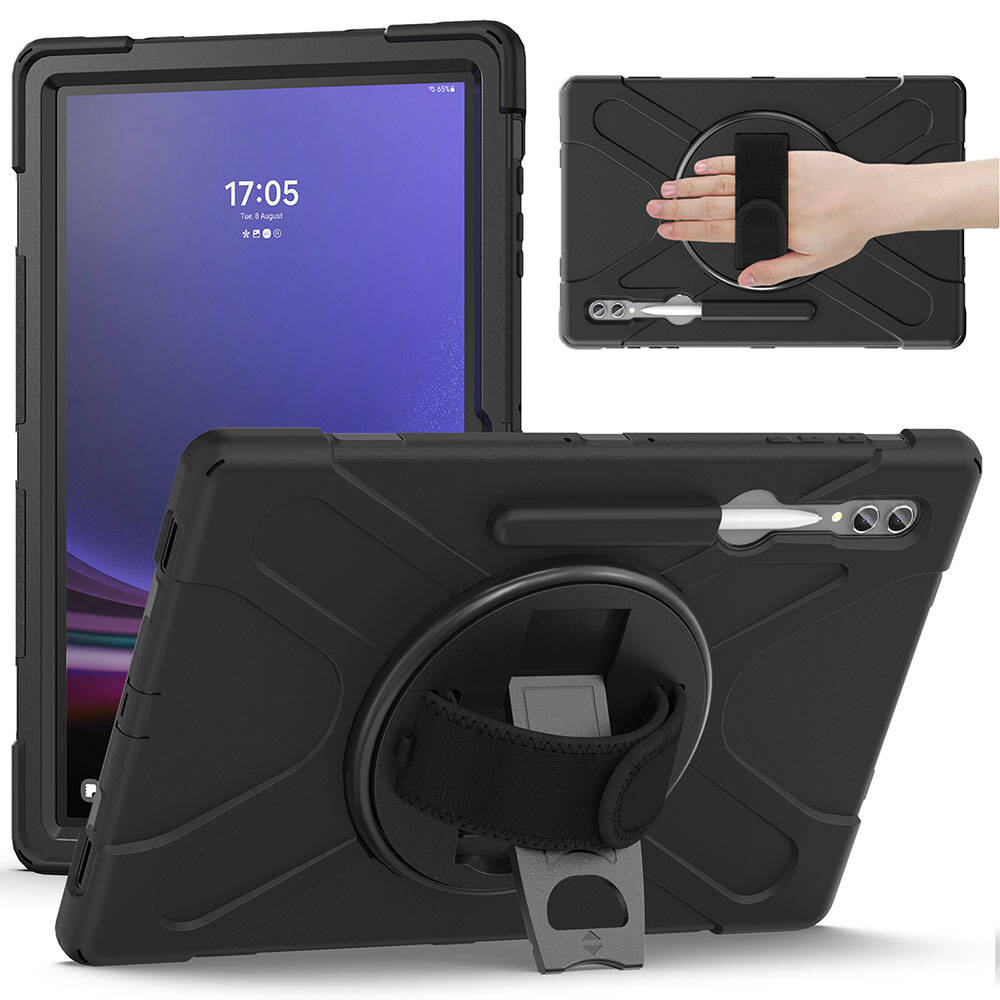 Galaxy Tab S8 Ultra Zore Defender Tablet Silikon Siyah