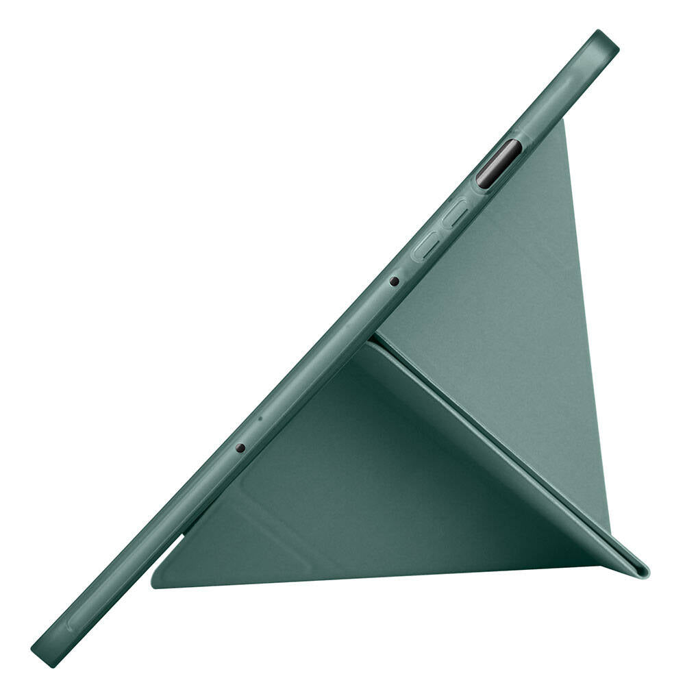 Galaxy Tab S9 FE Kılıf Zore Tri Folding Kalem Bölmeli Standlı Kılıf Kırmızı