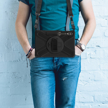 Galaxy Tab S9 FE Plus Zore Defender Tablet Silikon Siyah