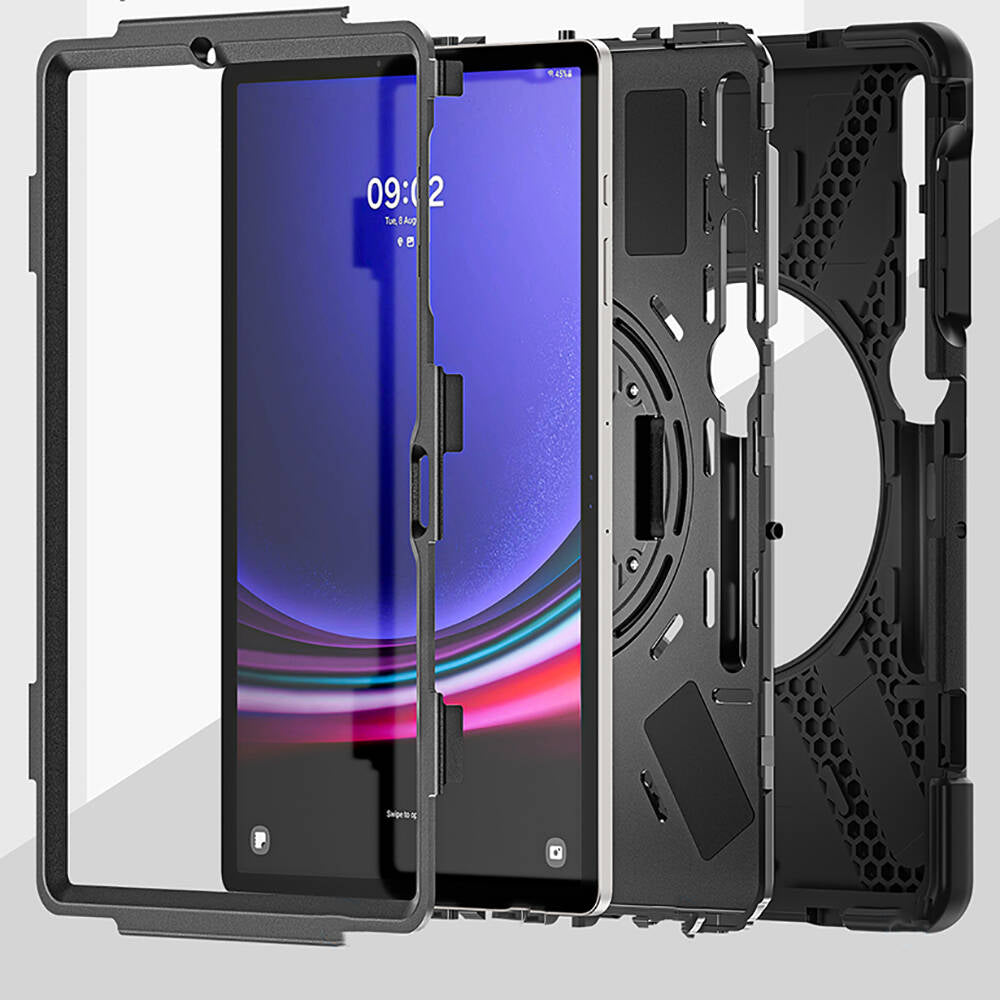 Galaxy Tab S9 FE Plus Zore Defender Tablet Silikon Siyah