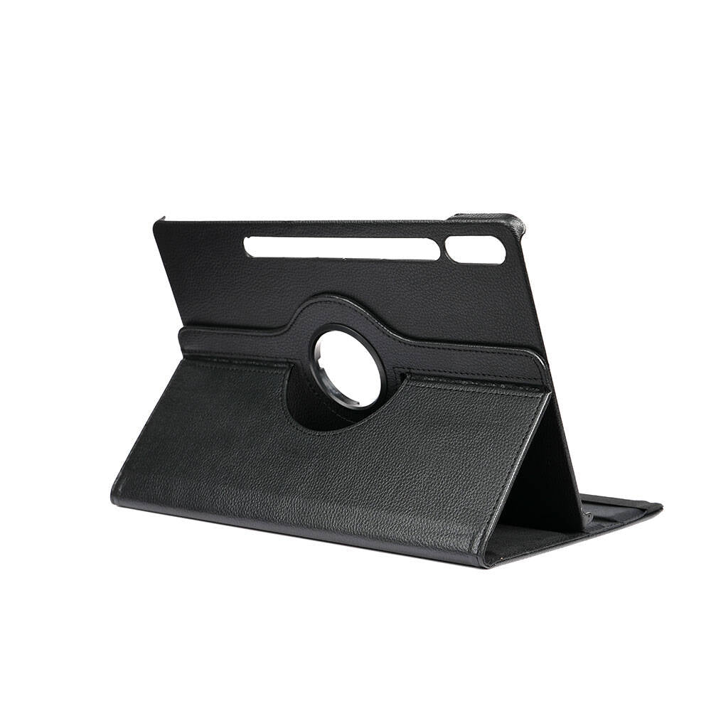 Galaxy Tab S9 FE Plus Zore Dönebilen Standlı Kılıf Siyah