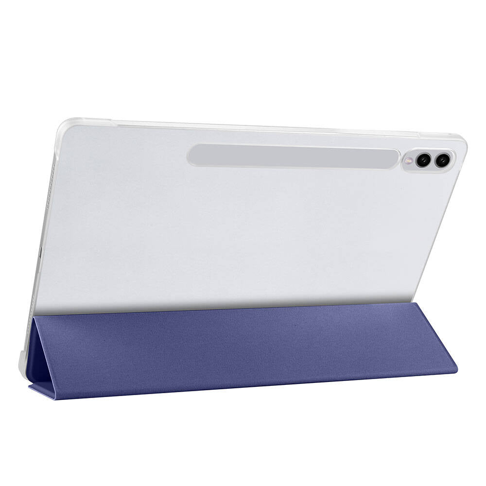 Galaxy Tab S9 FE Plus Zore Smart Cover Standlı 1-1 Kılıf Rose Gold