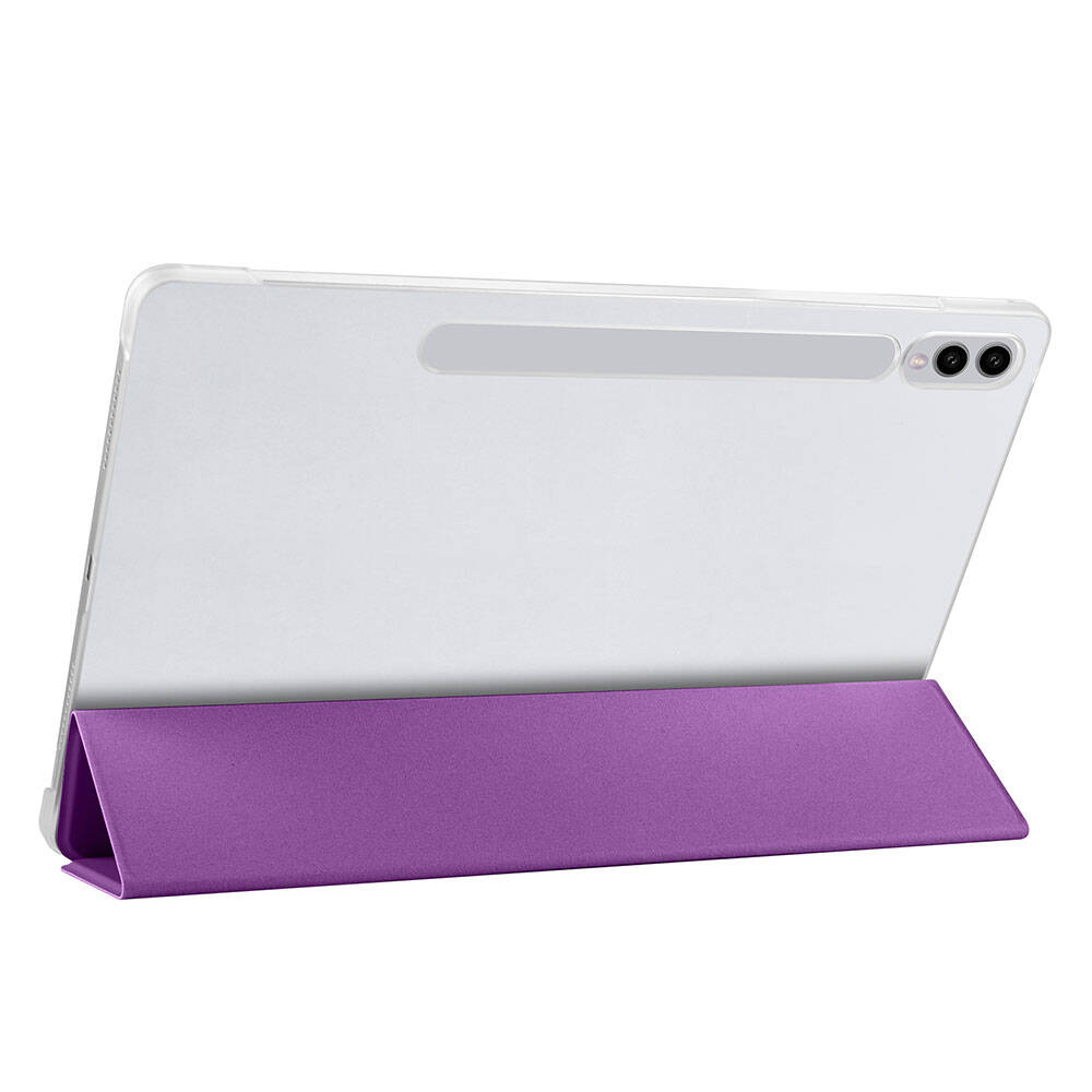 Galaxy Tab S9 FE Plus Zore Smart Cover Standlı 1-1 Kılıf Gold