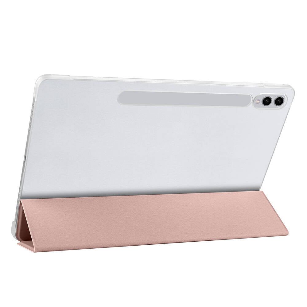 Galaxy Tab S9 FE Plus Zore Smart Cover Standlı 1-1 Kılıf Kırmızı