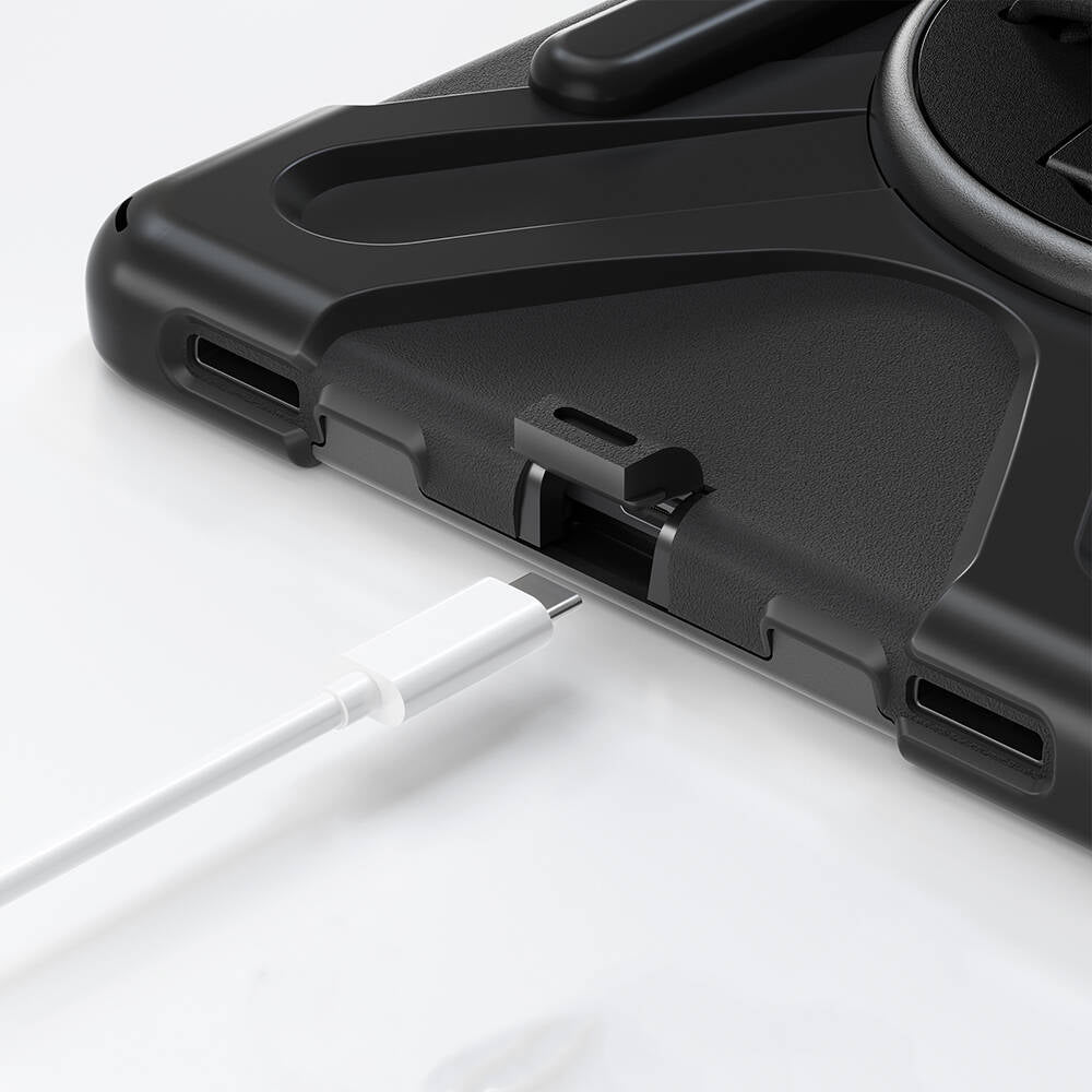 Galaxy Tab S9 FE Zore Defender Tablet Silikon Siyah