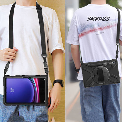 Galaxy Tab S9 FE Zore Defender Tablet Silikon Siyah