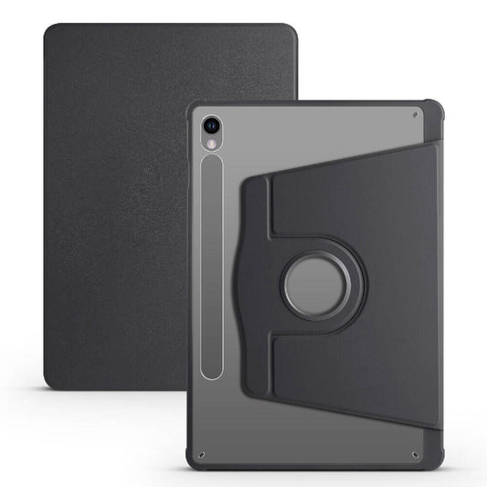 Galaxy Tab S9 Kılıf Zore Termik Kalem Bölmeli Dönebilen Standlı Kılıf Lavendery Gray