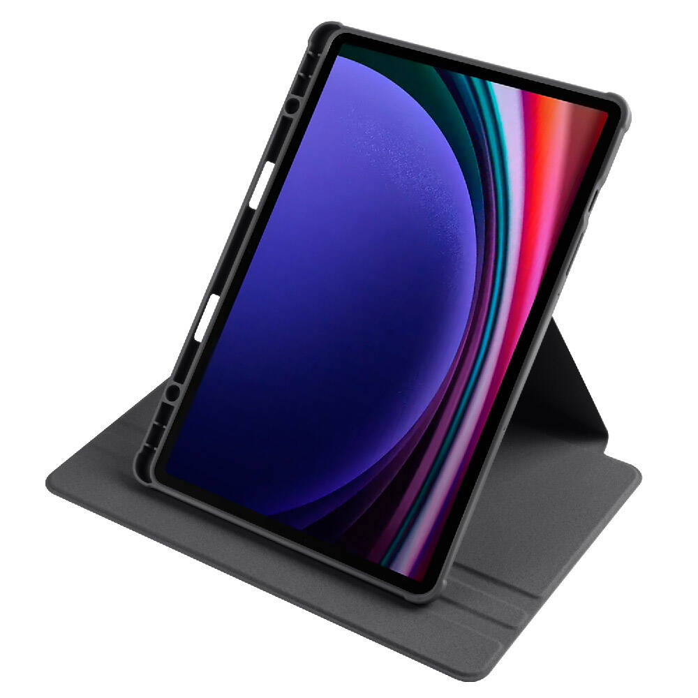Galaxy Tab S9 Kılıf Zore Termik Kalem Bölmeli Dönebilen Standlı Kılıf Açık Yeşil