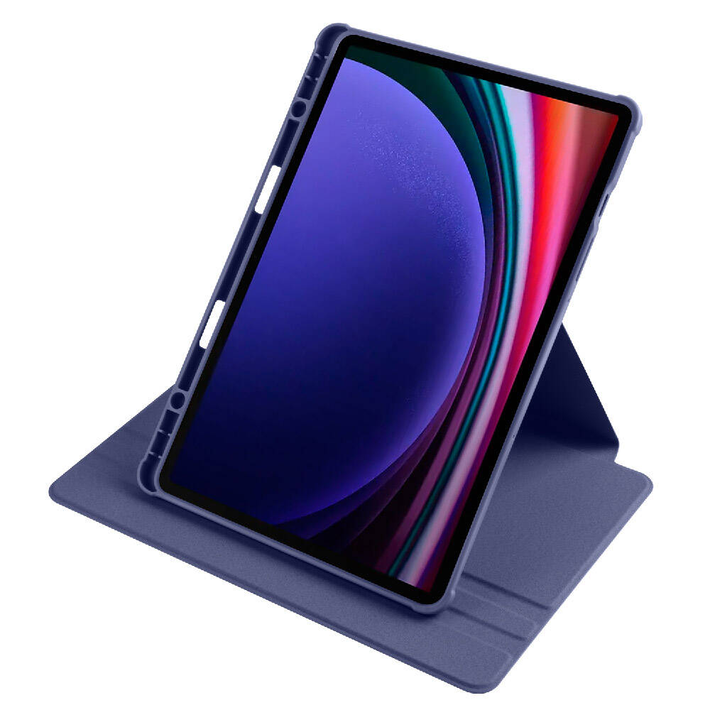 Galaxy Tab S9 Kılıf Zore Termik Kalem Bölmeli Dönebilen Standlı Kılıf Açık Yeşil