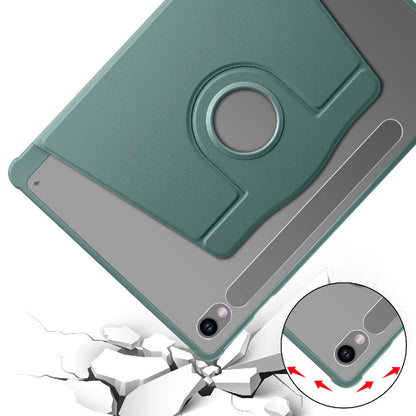 Galaxy Tab S9 Kılıf Zore Termik Kalem Bölmeli Dönebilen Standlı Kılıf Mavi