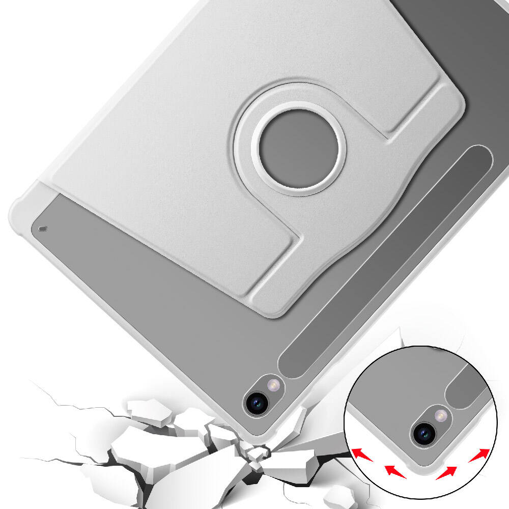 Galaxy Tab S9 Kılıf Zore Termik Kalem Bölmeli Dönebilen Standlı Kılıf Açık Yeşil