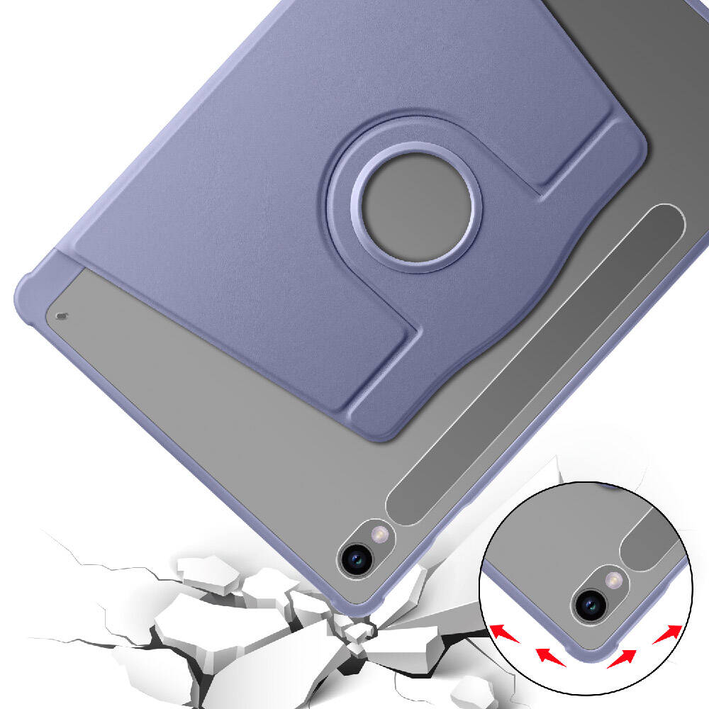 Galaxy Tab S9 Kılıf Zore Termik Kalem Bölmeli Dönebilen Standlı Kılıf Koyu Yeşil