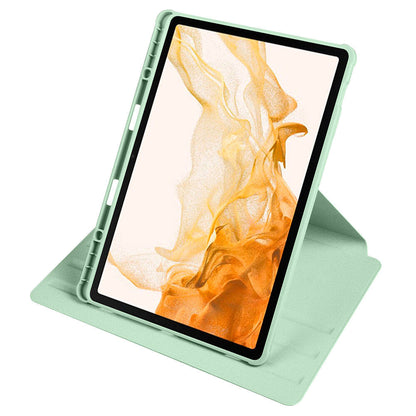Galaxy Tab S9 Plus Kılıf Zore Termik Kalem Bölmeli Dönebilen Standlı Kılıf Pembe
