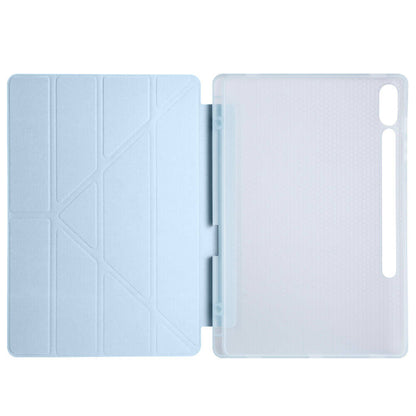 Galaxy Tab S9 Plus Kılıf Zore Tri Folding Kalem Bölmeli Standlı Kılıf Yeşil