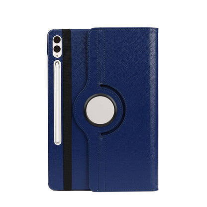 Galaxy Tab S9 Plus Zore Dönebilen Standlı Kılıf Mavi