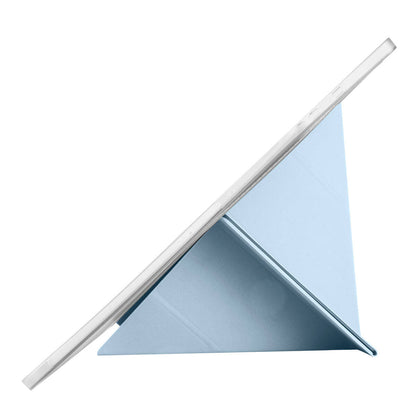 Galaxy Tab S9 Ultra Kılıf Zore Tri Folding Kalem Bölmeli Standlı Kılıf Lacivert