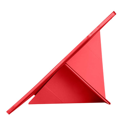 Galaxy Tab S9 Ultra Kılıf Zore Tri Folding Kalem Bölmeli Standlı Kılıf Koyu Yeşil