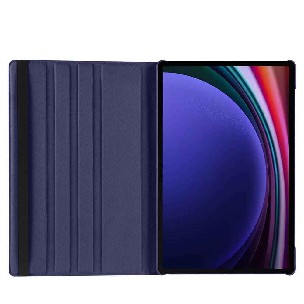 Galaxy Tab S9 Ultra SM-X910 Zore Dönebilen Standlı Kılıf Mavi