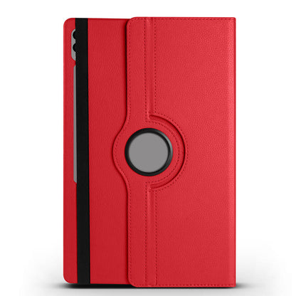 Galaxy Tab S9 Ultra SM-X910 Zore Dönebilen Standlı Kılıf Kırmızı