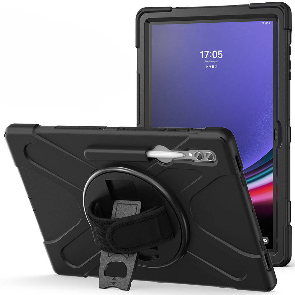 Galaxy Tab S9 Ultra Zore Defender Tablet Silikon Siyah