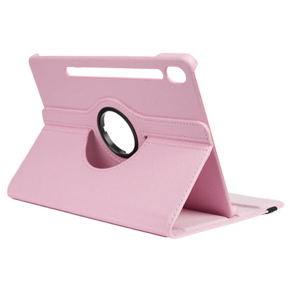 Galaxy Tab S9 Zore Dönebilen Standlı Kılıf Kırmızı