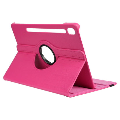 Galaxy Tab S9 Zore Dönebilen Standlı Kılıf Kırmızı