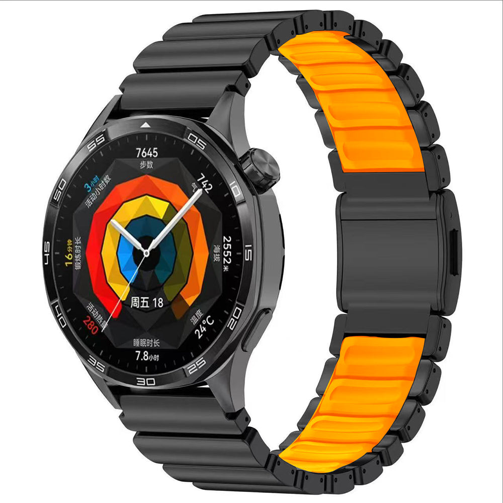 Galaxy Watch 3 45mm Zore KRD-151 22mm Metal Silikon Kordon
