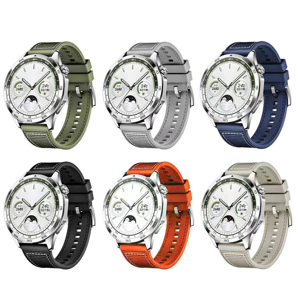 Galaxy Watch 46mm Zore KRD-102 22mm Silikon Kordon Mavi