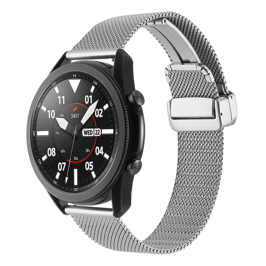 Galaxy Watch 46mm Zore KRD-85 22mm Metal Kordon Siyah