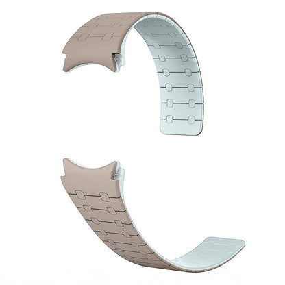 Galaxy Watch 5 44mm Zore KRD-111 20mm Çizgili Desenli Silikon Kordon Turuncu