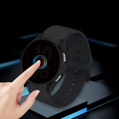 Galaxy Watch 6 40mm Sert PC Kasa ve Privacy Hayalet Ekran Koruyucu Zore Watch Gard 32 Siyah