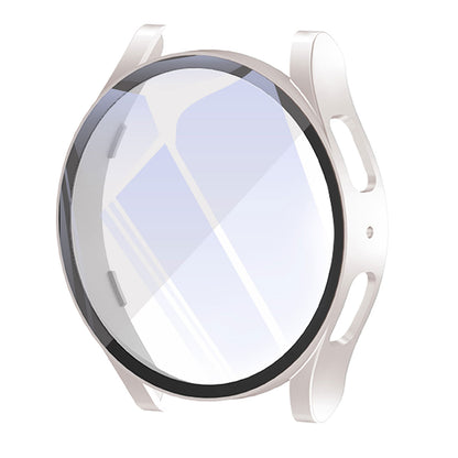 Galaxy Watch 6 44mm Sert PC Kasa ve Ekran Koruyucu Zore Watch Gard 14 Siyah