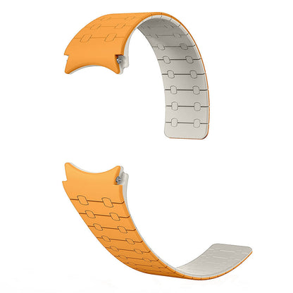 Galaxy Watch 6 44mm Zore KRD-111 20mm Çizgili Desenli Silikon Kordon Pembe