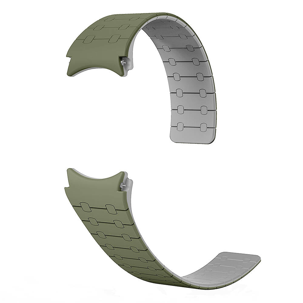 Galaxy Watch 6 44mm Zore KRD-111 20mm Çizgili Desenli Silikon Kordon Pembe