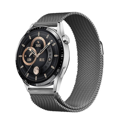 Galaxy Watch Active 2 44mm Zore Band-12 20mm Metal Hasır Kordon Gold