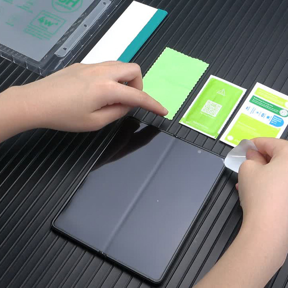 Galaxy Z Flip 3 Zore Hizalama Aparatlı S-Fit Body Ekran Koruyucu Renksiz