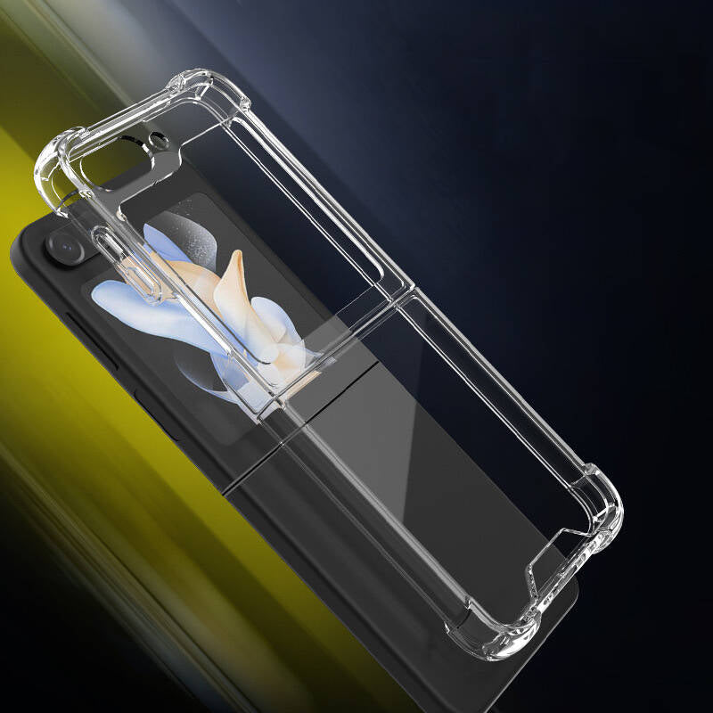 Galaxy Z Flip 5 Kılıf Zore Nitro Anti Shock Silikon Renksiz