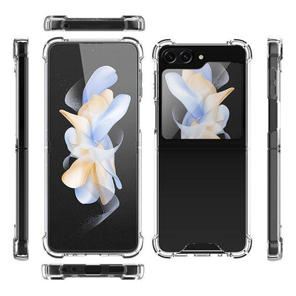 Galaxy Z Flip 5 Kılıf Zore Nitro Anti Shock Silikon Renksiz