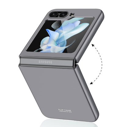 Galaxy Z Flip 5 Kılıf Zore Sert Kıpta Kapak Koyu Yeşil