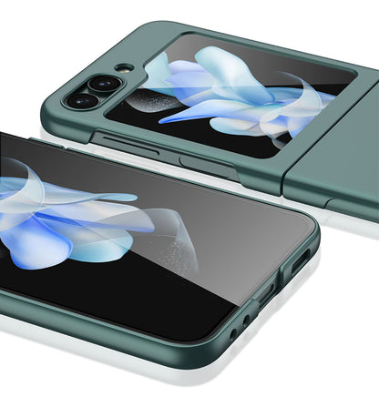 Galaxy Z Flip 5 Kılıf Zore Sert Kıpta Kapak Pembe