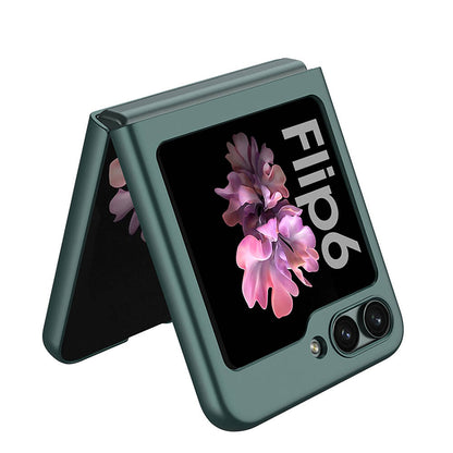 Galaxy Z Flip 6 Kılıf Zore Sert Kıpta Kapak Gümüş