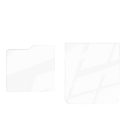 Galaxy Z Flip 6 Zore Etnaa 2in1 Cam Ekran Koruyucu Şeffaf