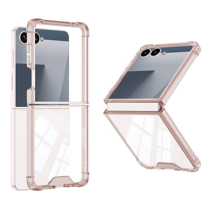 Galaxy Z Flip 7 Kılıf Zore Full Camlı Kıpta Kapak