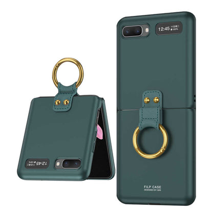 Galaxy Z Flip Kılıf Zore Flip Ring Kıpta Kapak