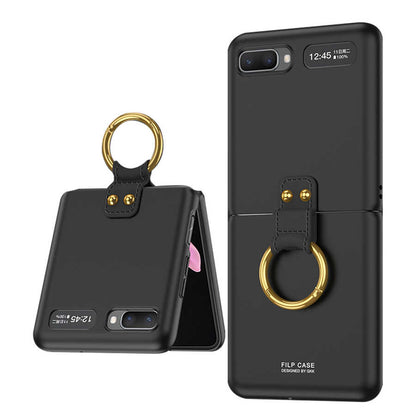 Galaxy Z Flip Kılıf Zore Flip Ring Kıpta Kapak