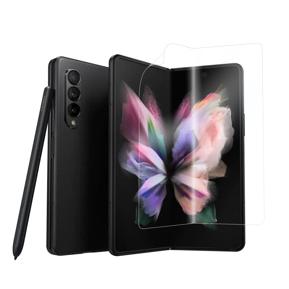 Galaxy Z Fold 3 Zore Hizalama Aparatlı S-Fit Body Ekran Koruyucu Renksiz